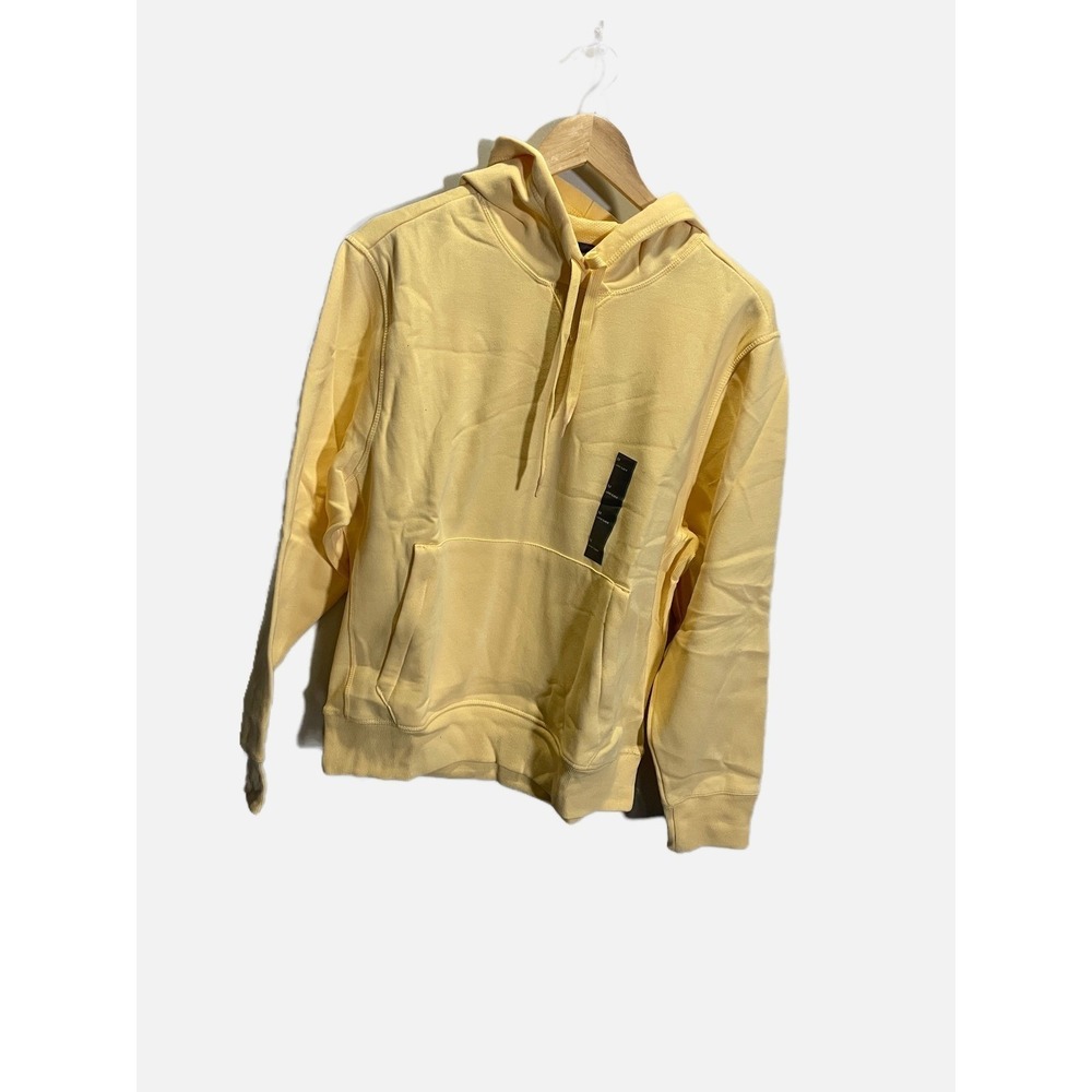 All In Motion Hoodie Women M Yellow Long Sleeve cozy Interior Activewear Comfy - Picture 2 of 5